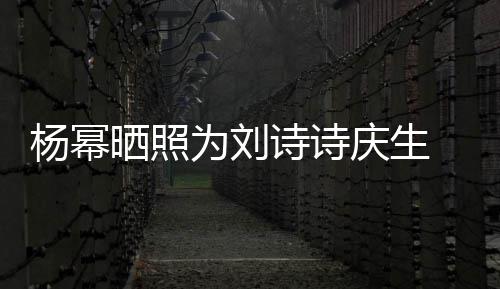 为刘为其年前晒照诗诗 上是在杨幂一次庆生庆生